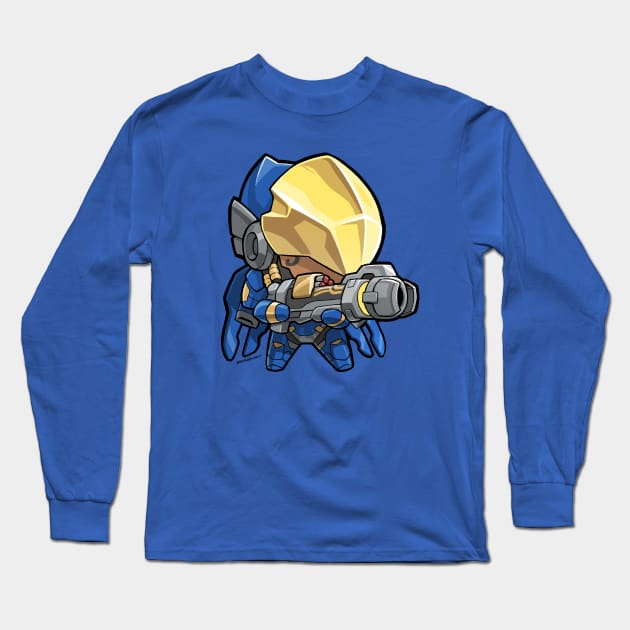 Lil Soaring Soldier Long Sleeve T-Shirt by fallerion